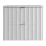 ARCOS-06 - Szafka pod Umywalkę z Blatem 2S 60cm Biały Mat Zestaw-1