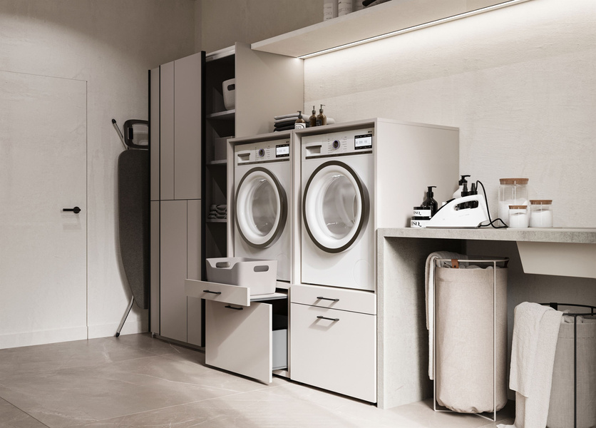 Aza - Zabudowa na Pralkę/Suszarkę 1S1P Kaszmir