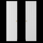 ARCOS-08 - Słupek Wysoki 1-drzwiowy 130cm Biały Mat