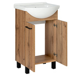 Astor Zestaw Lupo Wotan 50 cm Szafka z Umywalką Dąb Wotan