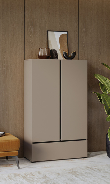 Cross S - Bieliźniarka 2D1S Congo Czarny Onyks Mat