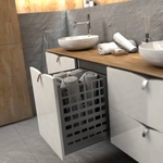 Oristo Szafka Niska SIENA 40 cm Biały Połysk