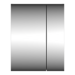 LUSTRO-01 - Szafka Wisząca z Lustrem 2D 60cm Szary Mat