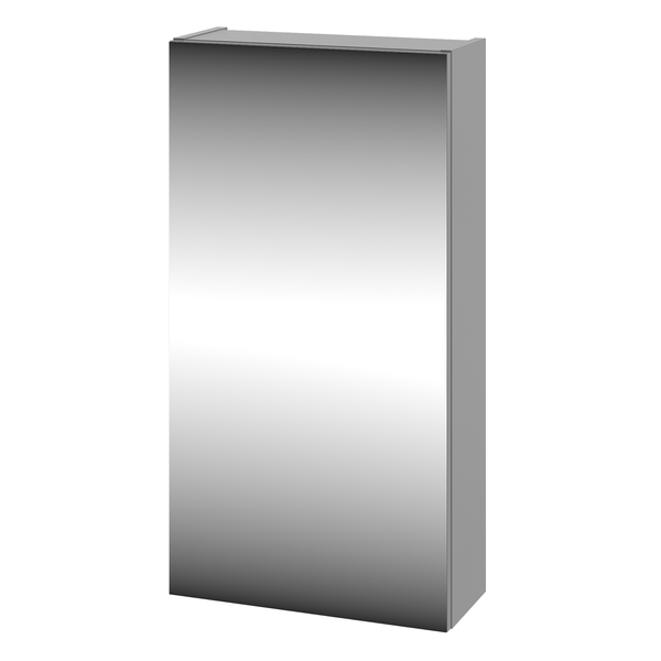 LUSTRO-03 - Szafka Wisząca z Lustrem 1D 40cm Szary Mat