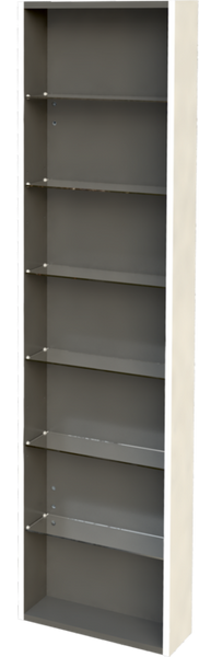 Oristo MONTEBIANCO Szafka wysoka boczna 35 cm biały mat