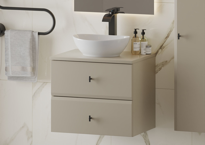 RAY-02 - Szafka pod Umywalkę 2S 60 cm Cashmere