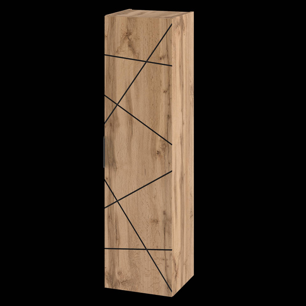 WOOD-03 - Słupek Wysoki 1-drzwiowy 130cm Dąb Wotan