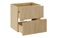 Zestaw Szafka Pod Umywalkę z Blatem 60 cm i Słupek Wysoki Nordic Cremona