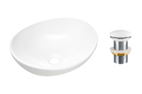 Korek do Umywalek Comad Biały Połysk