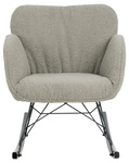 Actona Krzesło Bujane Kelsey Szare 