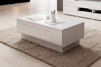 Toledo WM Stolik Kawowy Biały / Biały Połysk