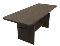 JANEK - Ławostół Ława Rozkładana Stolik Kawowy Jesion Ciemny