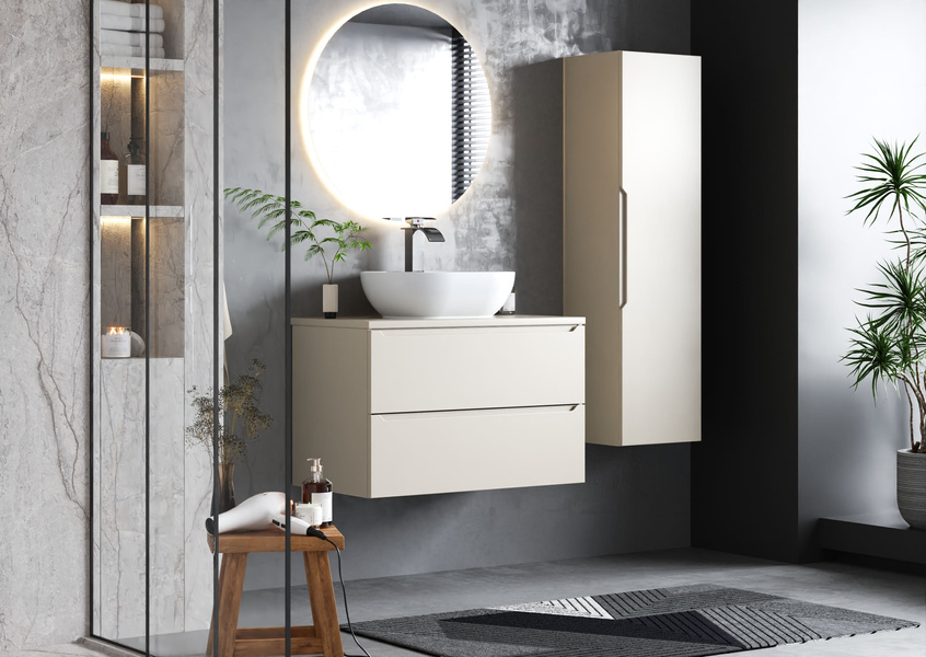 ETNA-01 Szafka Pod Umywalkę 2S 80 cm Kaszmir