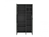 Shirley SHIV01 – Witryna 2-drzwiowa Szarozielony/Antracyt/Nadruk