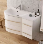 Oristo Umywalka meblowa 90 cm OPAL lewa