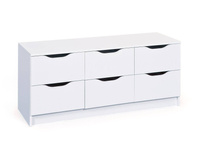Komoda WESTPHALEN 6B biała