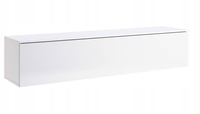 Box BX-44-WB - Komoda RTV Wisząca Biały Mat Biały Połysk