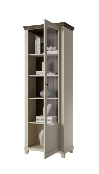 Evora WM - Witryna 1-drzwiowa Prawa Beż Jasny Dąb Dunin