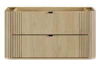 Zestaw Szafka z Blatem i Umywalka Nablatowa 100 cm Ovalia Cremona