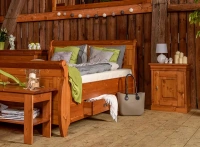 Drewniana szafka nocna bejca Toskania_01