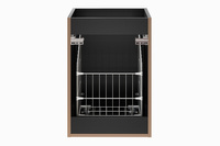 Adel Black Szafka pod Blat 40 cm 1 Drzwi z Koszem na Pranie