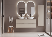 Blat Łazienkowy 120 cm Piasek Pustyni