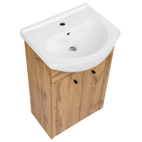 Astor Zestaw Pik Wotan 50 cm Szafka z Umywalką Dąb Wotan