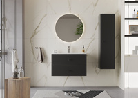 RAY-03 - Słupek Wysoki 1-drzwiowy Czarny Mat