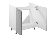 Szafka Kuchenna Dolna 2-drzwiowa Zabudowa Zlewozmywaka D80Z Aspen Grey Szary Połysk