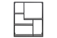 Seaford Regał Czarny 4P