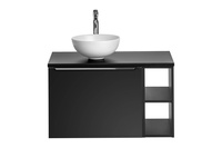Zestaw Mebli Łazienkowych Santa Fe Black 80 cm