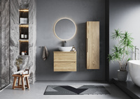 ETNA-03 - Słupek Wysoki 1-drzwiowy Dąb Olejowany