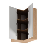 Szafka Kuchenna Górna 2D Narożna Sorento G60N2 Puccini Biały Mat Ramka