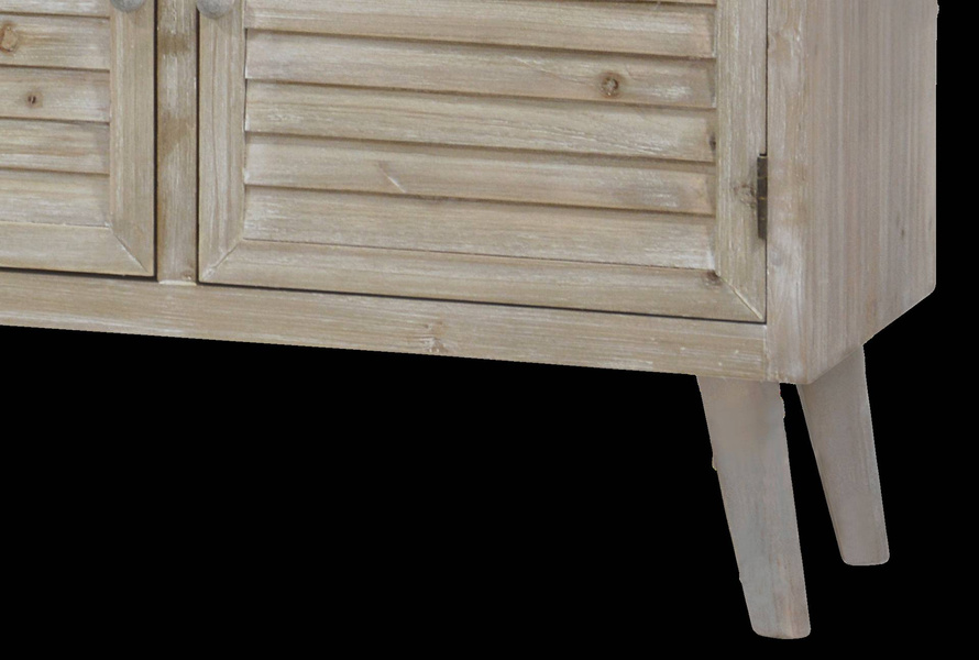 Loano 03D Komoda 3D/3S w stylu retro bielona drewno/mdf