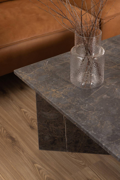 Actona Stolik Kawowy Vega 90 cm Ciemnobrązowy