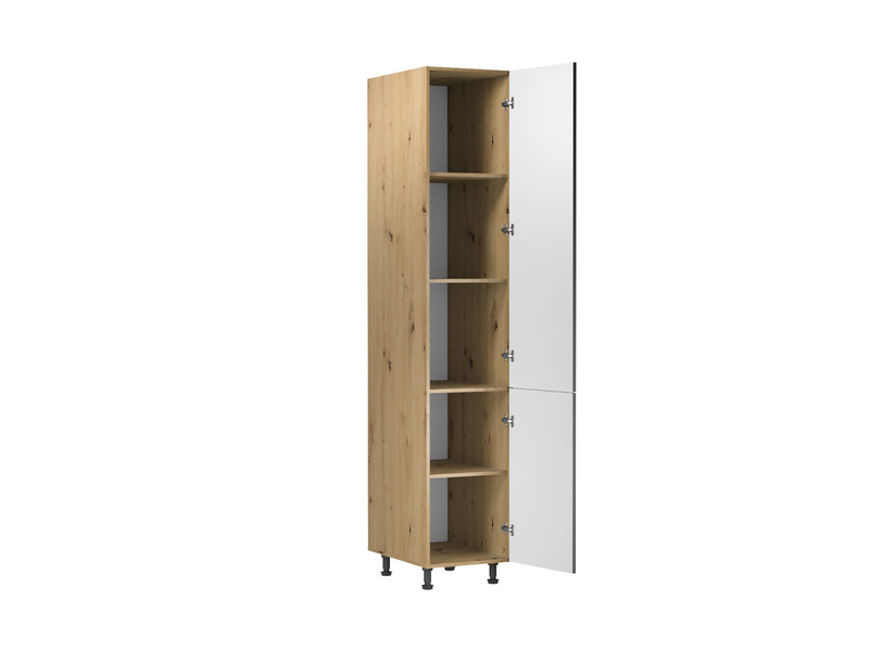 Szafka Kuchenna Dolna 2-drzwiowa Spiżarka D40SP P/L Langen Grey