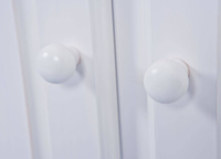 Kredens SIENA drewniany biały