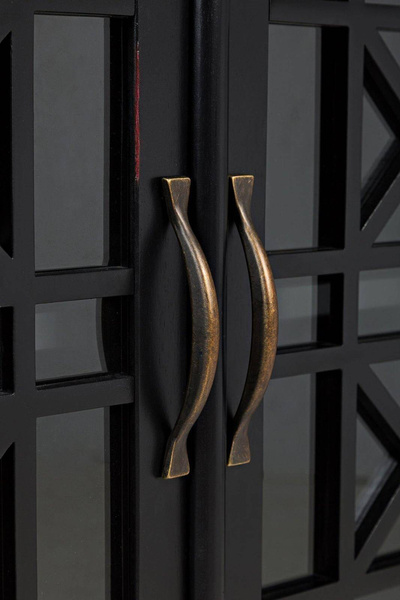 AV275-32 Komoda 2D/1S Avola Antique Black