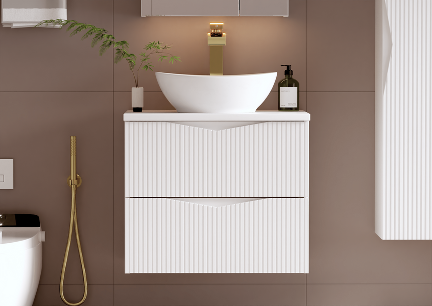 CLEO-02 - Szafka pod Umywalkę 2S 60 cm Biały Mat