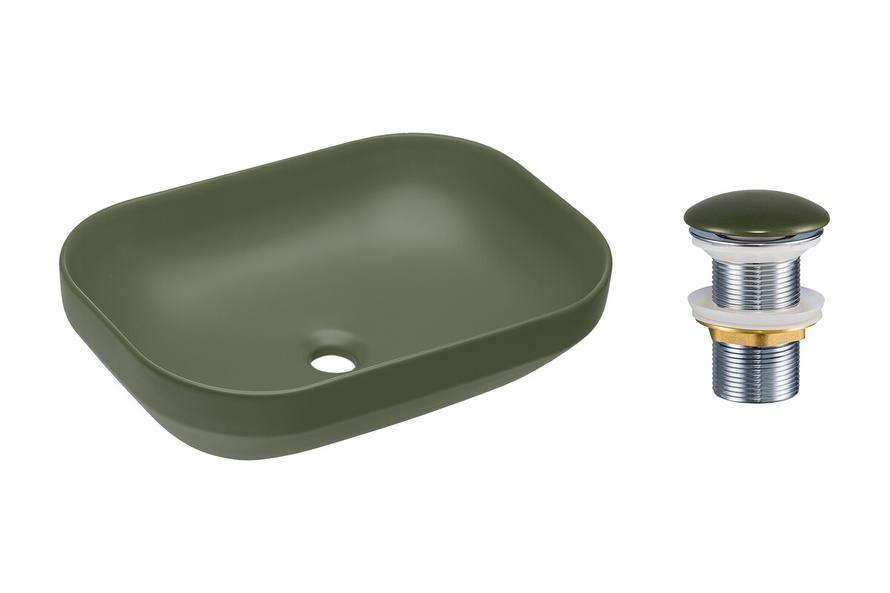 Korek do umywalki KAMA-MFG i NELI-MFG Zielony Mat
