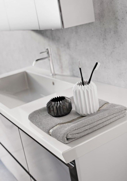 Oristo Szafki z umywalką 85 cm BRYLANT grafitowe P