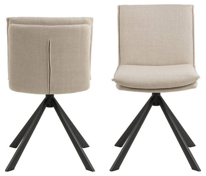 Actona Krzesło Obrotowe Flynn Beżowe