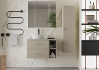 RAY-03 - Słupek Wysoki 1-drzwiowy Kaszmir Mat