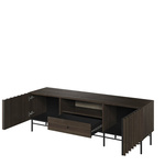 PIEMONTE PE-03 - Szafka RTV 2D1S Jesion Portland/Czarny