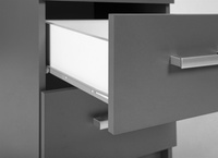 Komoda ELENZIO 3 szara