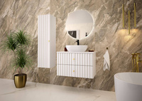 AQUA-01 - Szafka Pod Umywalkę 2S 80cm Biały Mat