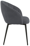 Actona Krzesło Do Jadalni z Podłokietnikiem Daniella Antracyt