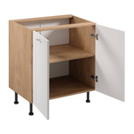 Szafka Kuchenna Dolna 2D Sorento D80 Puccini Biały Mat Ramka