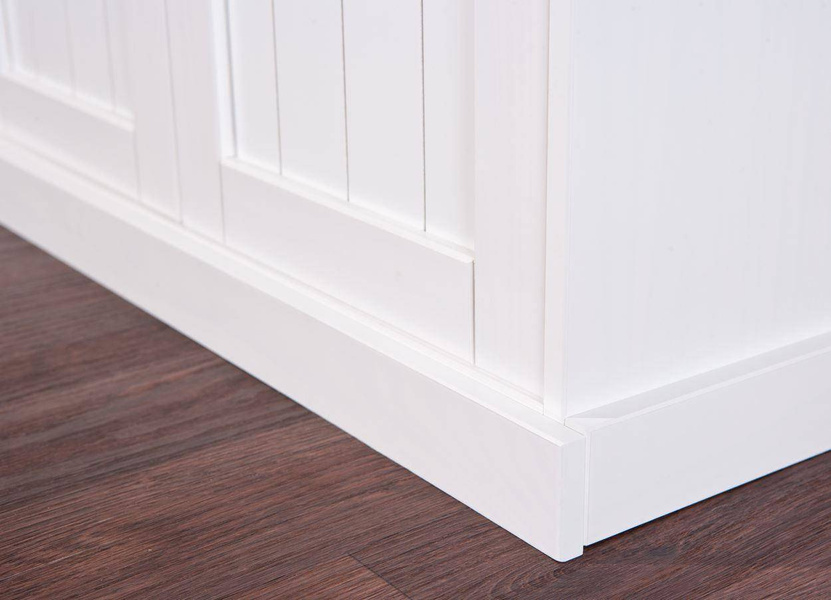 Kredens WESTERLAND 6 drewniany biały