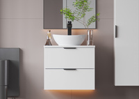 PILE-02 Szafka Pod Umywalkę 2S 60 cm Biały Mat